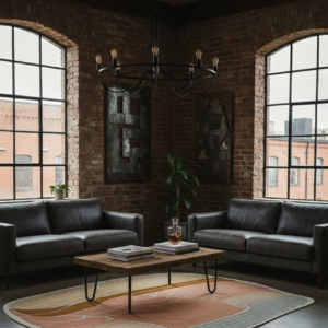 Solaris Organic Abstract Hand-Tufted Wool Rug – Earthy Pastels